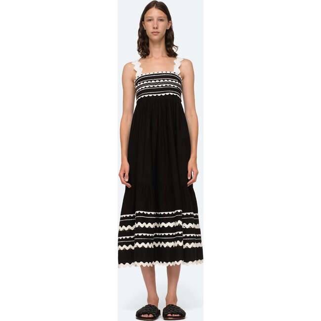 Women's Ryleigh Midi Dress, Black - Dresses - 2
