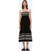 Women's Ryleigh Midi Dress, Black - Dresses - 2 - thumbnail