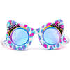 Savvy Cat Swim Goggles, Purple Patches - Swim Goggles - 1 - thumbnail