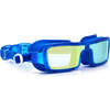Retro Swim Goggles, Bahama Blue - Goggles - 2 - thumbnail