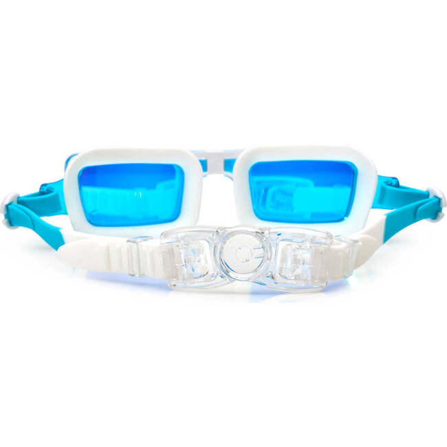 Retro Swim Goggles, Pearly White - Goggles - 3