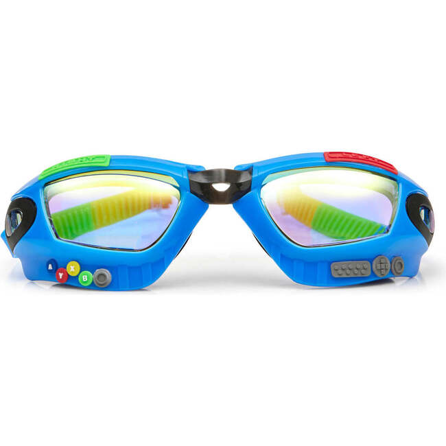 Gamer Swim Goggles, Console Cobalt