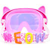 Cat Nip Clawdia Swim Mask, Pink - Goggles - 3 - thumbnail