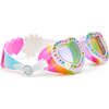 Bright Bouquet of Daisies Swim Goggles, Pink - Goggles - 2 - thumbnail