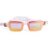 Blushing Vivacity Swim Goggles, Blush Pink And Yellow - Goggles - 1 - thumbnail