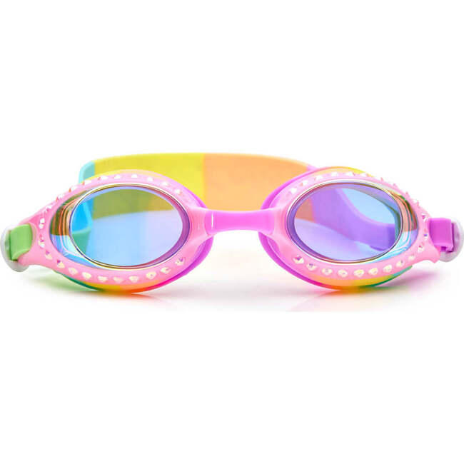 Bandana Swim Goggles, Bubble Bath Pink - Goggles - 1