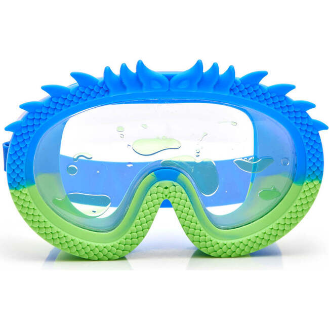 Beard the Dragon Swim Mask, Blue And Green