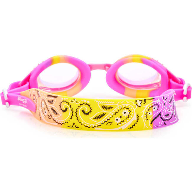 Bandana Swim Goggles, Peachie Pink - Goggles - 3