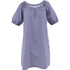 Girls Parker House Dress, Navy Stripe - Dresses - 1 - thumbnail