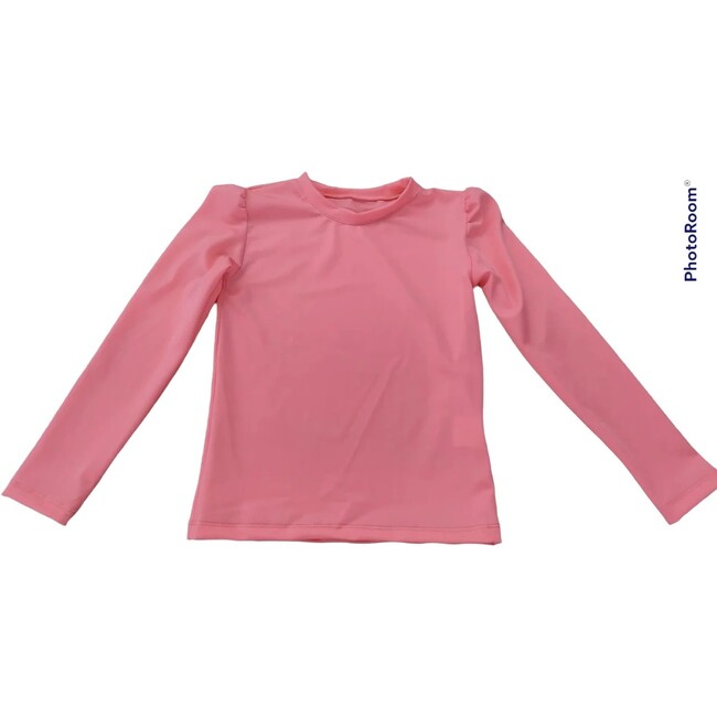 Alexandra New Origami Puffy Sleeve Shirt Rash Guard UPF50+, Pink