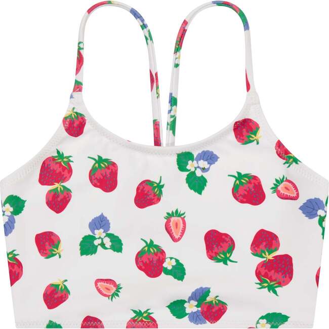 Strawberry Ruched Bikini Set