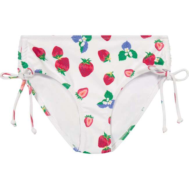 Strawberry Ruched Bikini Set - Two Pieces - 3
