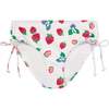 Strawberry Ruched Bikini Set - Two Pieces - 3