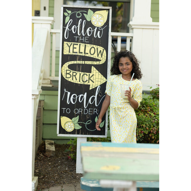 Desi Dress, Lemon Print - Dresses - 6