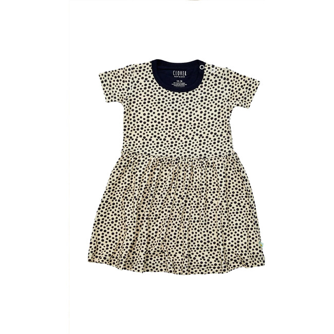 Short Sleeve Twirl Dress, Dots - Play Dresses - 1