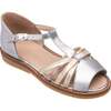 Nadine Sandal, Silver - Sandals - 1 - thumbnail