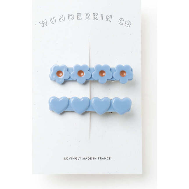 Clip Pack, Blue Jean Combo Set - Hair Accessories - 1