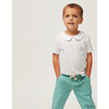 Unisex White Peter Pan Collar Shirt - Shirts - 3