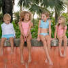 Minnow X Fanm Mon Girls Lagoon Tie Knot Bikini - Two Pieces - 2
