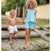 Minnow X Fanm Mon Girls Lagoon Tie Knot Short Set - Mixed Apparel Set - 3