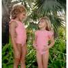 Minnow X Fanm Mon Girls Hibiscus Puff Sleeve One Piece - One Pieces - 2