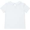 Unisex White Peter Pan Collar Shirt - Shirts - 6