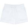 Minnow X Fanm Mon Boys Coconut Grove White Linen Short - Shorts - 1 - thumbnail