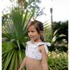 Minnow X Fanm Mon Girls Coconut Grove White Tie Knot Bikini - Two Pieces - 2