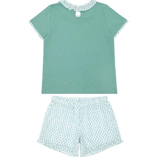 Minnow X Sister Parish Girls Sea Leaf T-Shirt And Short Set - Mixed Apparel Set - 5