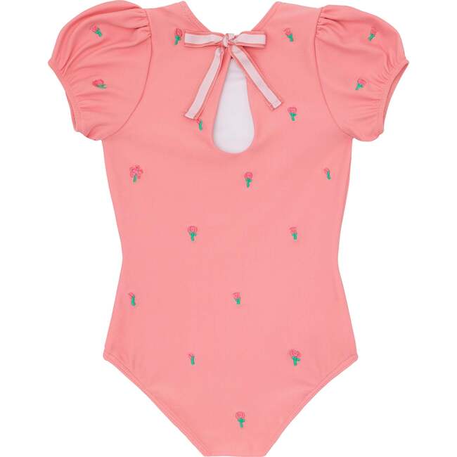 Minnow X Fanm Mon Girls Hibiscus Puff Sleeve One Piece - One Pieces - 5