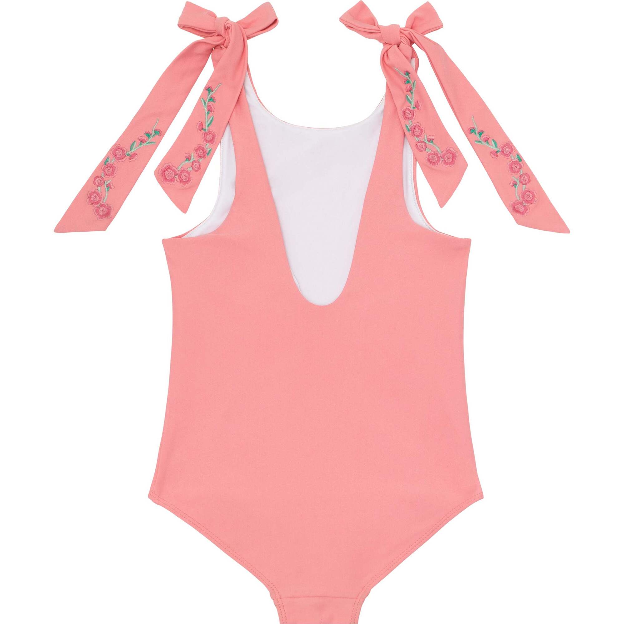 Minnow X Fanm Mon Girls Hibiscus Tie Knot One Piece - Minnow Swim