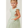 Girls Sea Marsh Floral Pinafore Dress - Dresses - 4