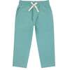 Boys Sea Blue Canvas Pant - Pants - 1 - thumbnail