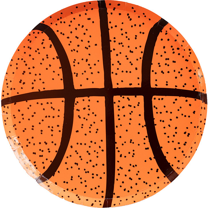 Good Sport Small Basketball Plates - Party - 1