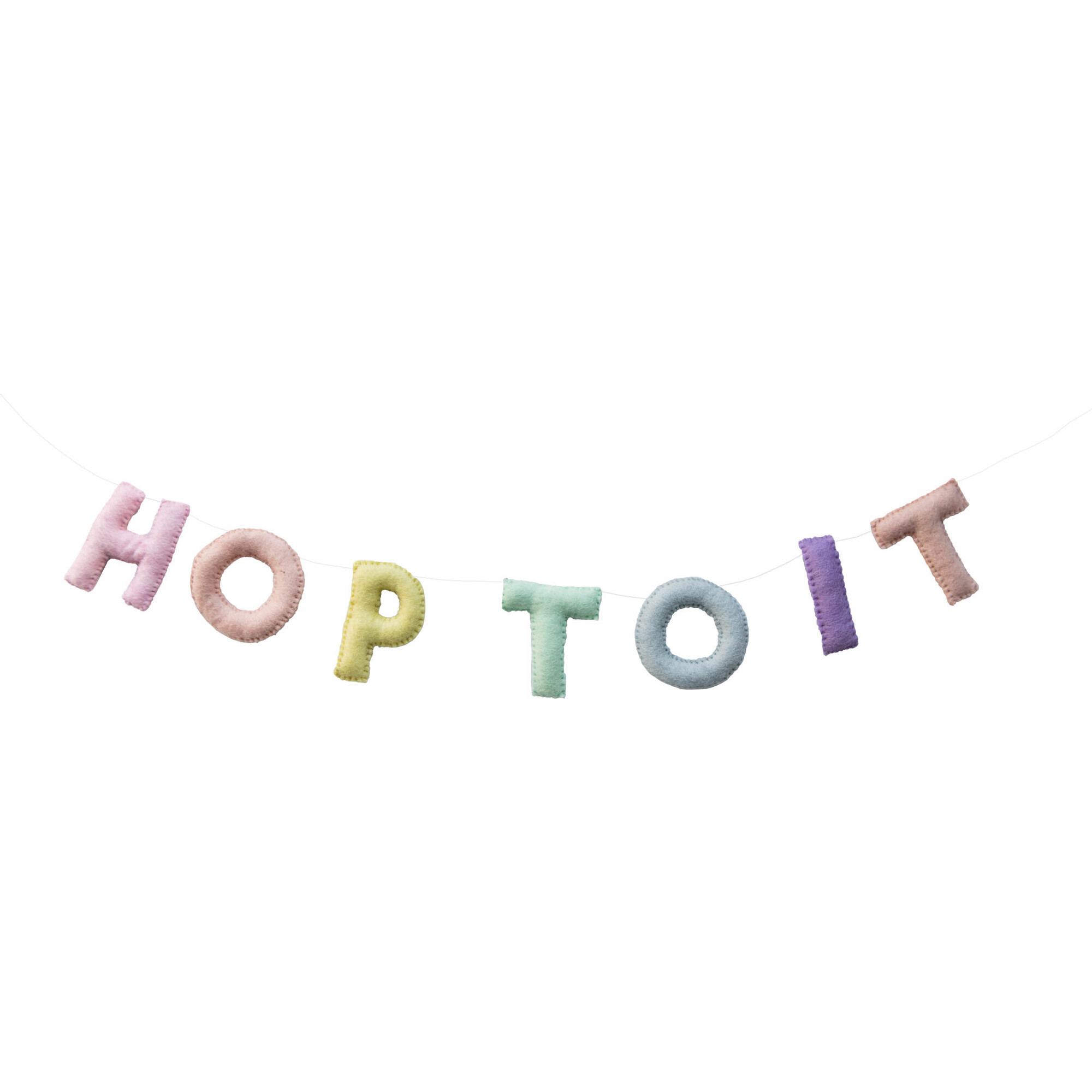 Hop To It Felt Garland - Garlands - 1