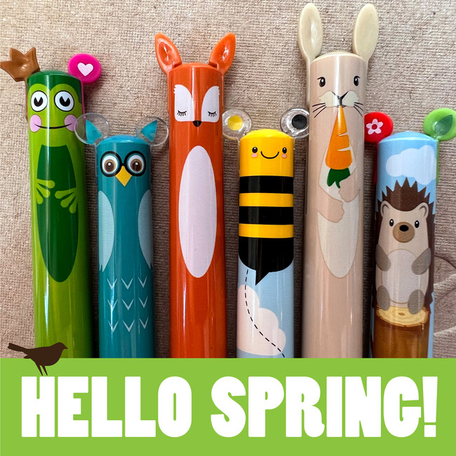 Twice As Nice Double Color Click Woodland Pen Set & You’re a Good Egg Easter Pencil Set, Assorted Colors - Arts & Crafts - 4