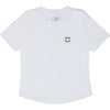 NEW Slub Cotton Short Sleeve Signature Patch Tee, White - Shirts - 1 - thumbnail