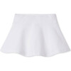 Tylee Tennis Performance Chevron Skort, Bright White - Skirts - 1 - thumbnail