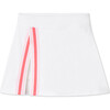 Talia Tennis Performance Sherbet Skort, Bright White - Skirts - 1 - thumbnail