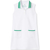 Teagan Tennis Pique Sports Dress, Bright White - Dresses - 1 - thumbnail