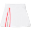 Women's Talia Tennis Performance Sherbet Skort, Bright White - Skirts - 1 - thumbnail
