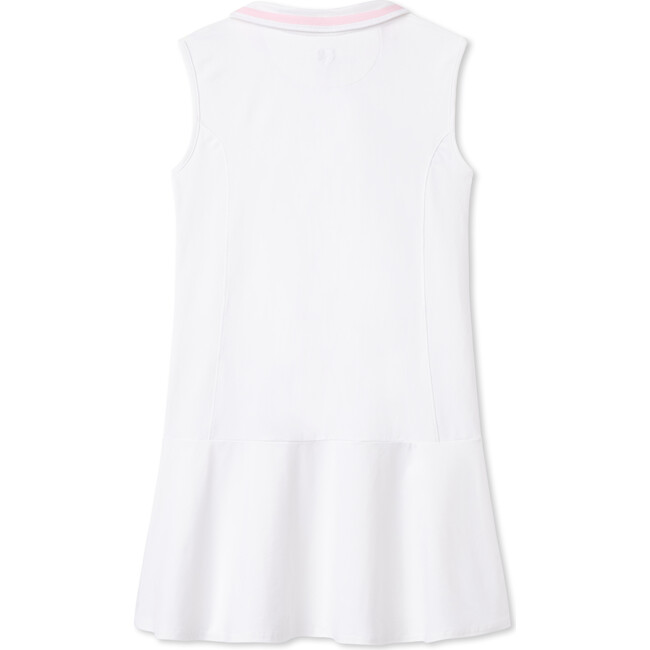Vivian Tennis Performance Sherbet Dress, Bright White - Dresses - 3