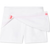 Talia Tennis Performance Sherbet Skort, Bright White - Skirts - 2