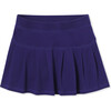 Scout Solid Knit Skort, Blue Ribbon - Skirts - 2