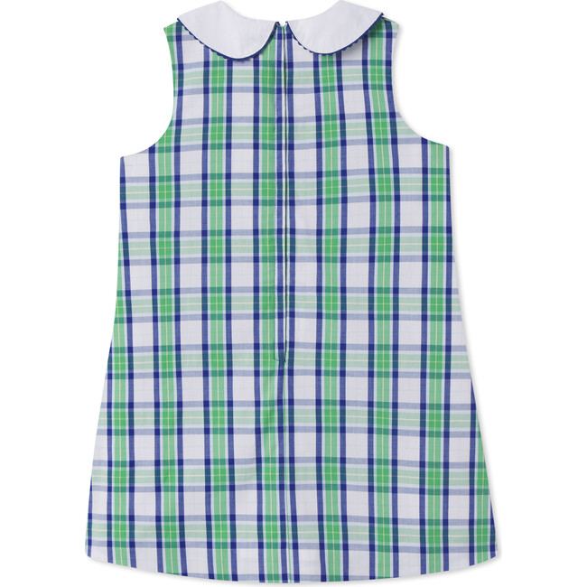 Maddie Summit Plaid Stretch Poplin Seersucker Dress, Plaid - Dresses - 3