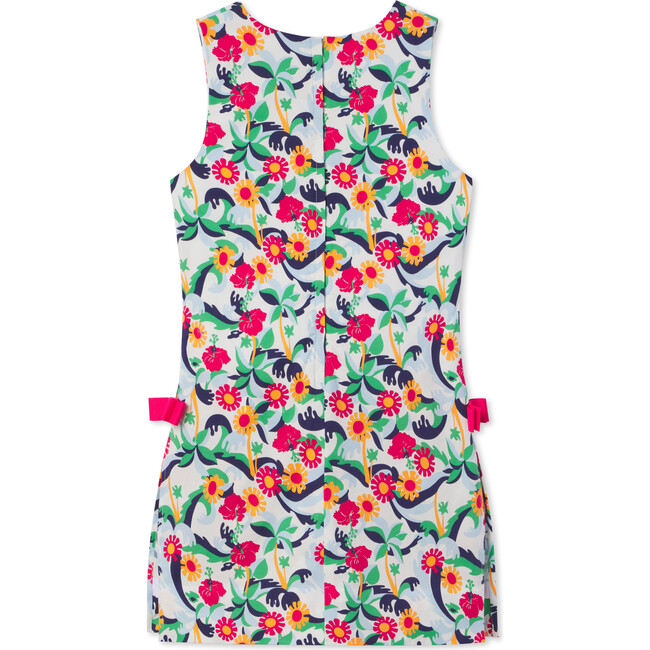 Madison Olina Print Stretch Poplin Romper, Multicolors - Rompers - 4