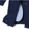 Georgina Pique Scallop Coat, Medieval Blue - Coats - 2