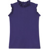 Bailey Solid Knit Top, Blue Ribbon - Blouses - 1 - thumbnail