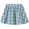 Audrey Summit Plaid Stretch Poplin Scallop Skirt, Plaid - Skirts - 3