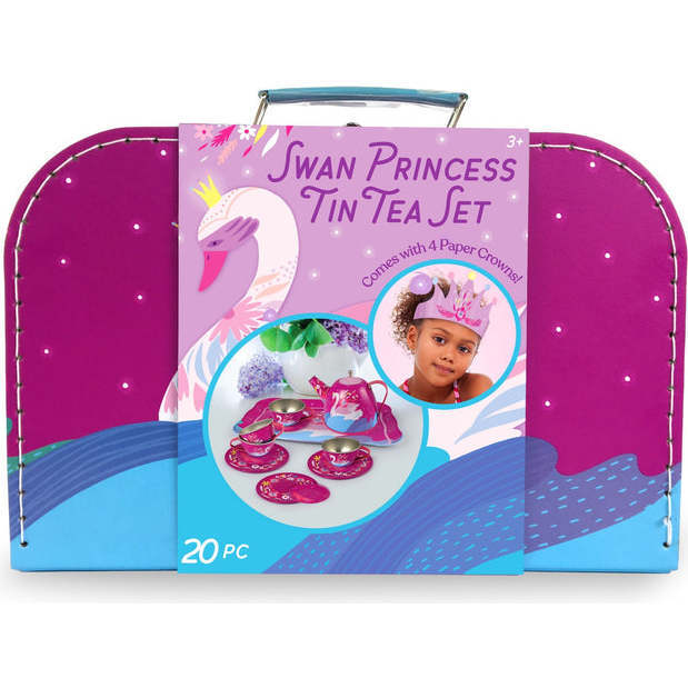 Swan Princess Tin Tea Set - Play Kits - 1